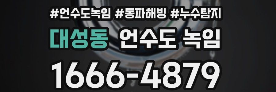 대성동 언수도 녹임