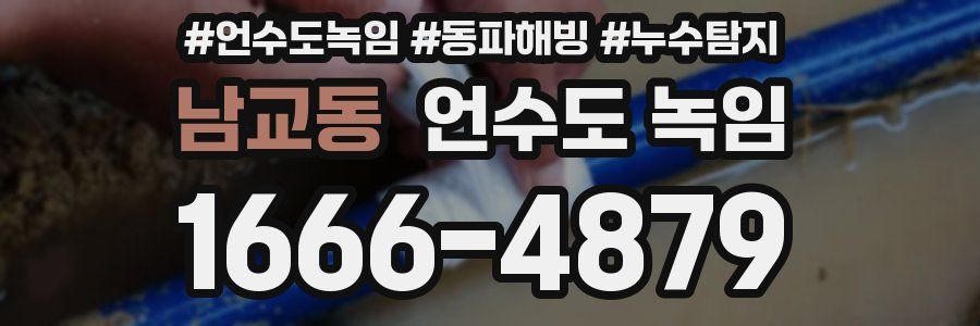 남교동 언수도 녹임