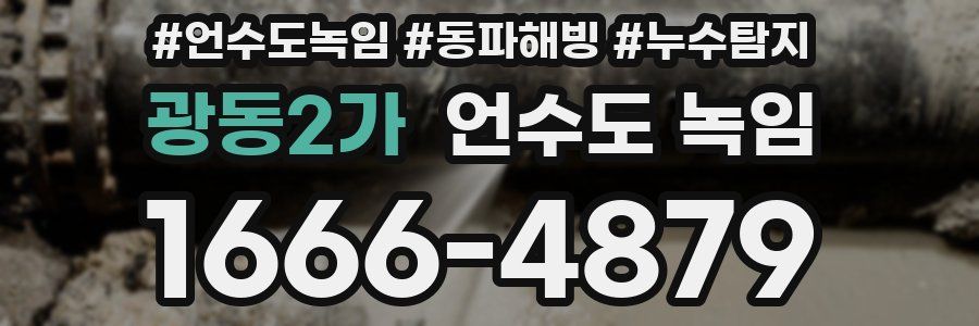 광동2가 언수도 녹임