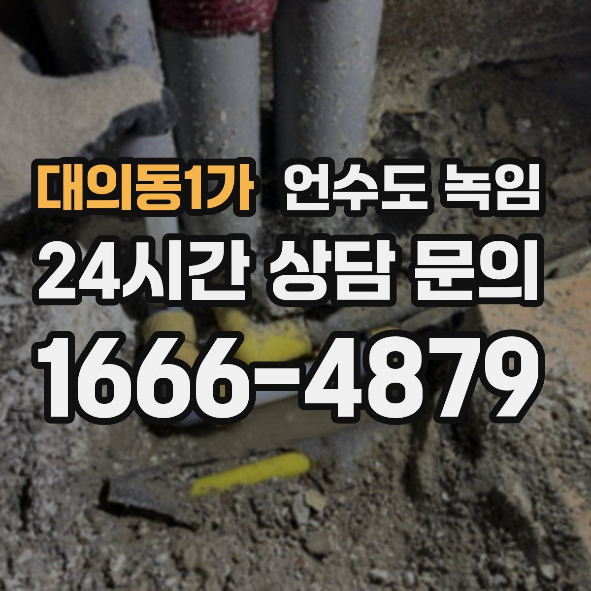 대의동1가 언수도 녹임