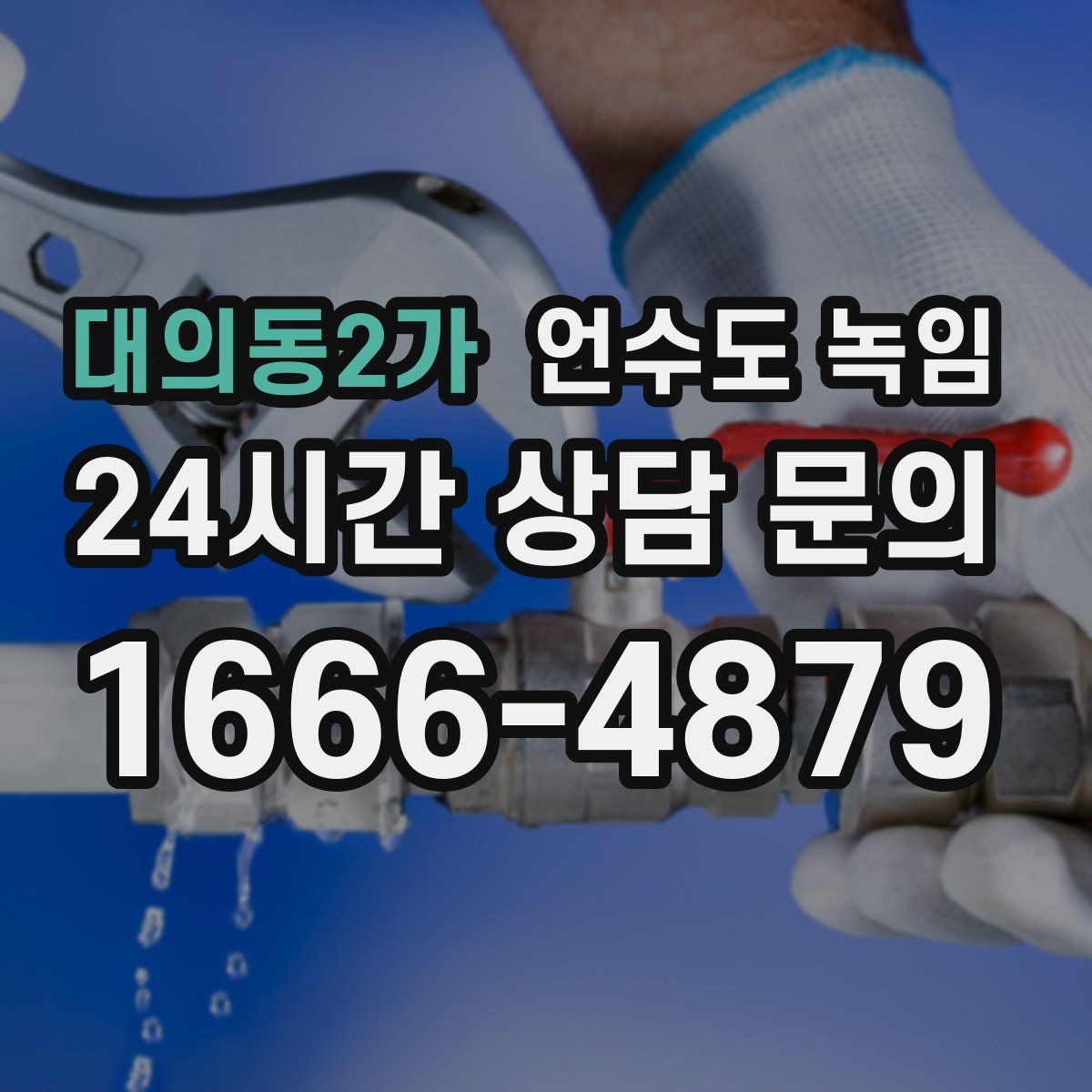 대의동2가 언수도 녹임 빠르게 해결하려면 현장 정보가 중요합니다