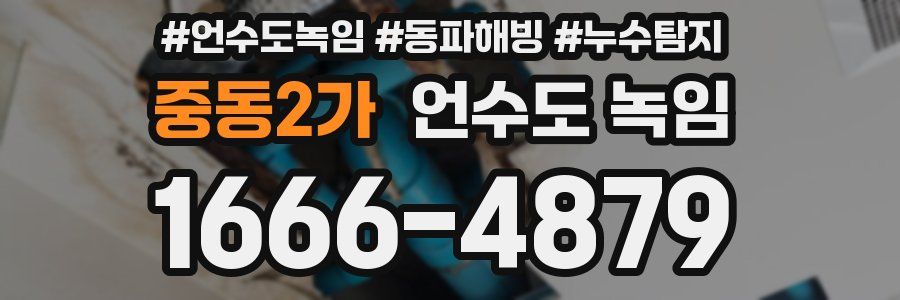 중동2가 언수도 녹임