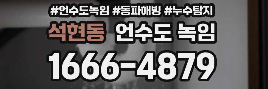 석현동 언수도 녹임