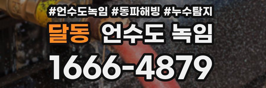 달동 언수도 녹임