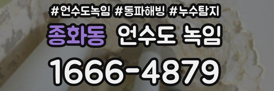 종화동 언수도 녹임