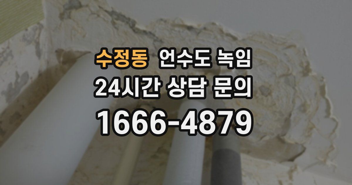 수정동 언수도 녹임