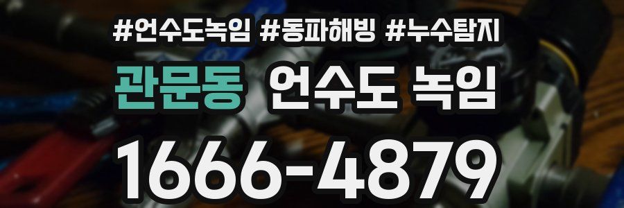 관문동 언수도 녹임