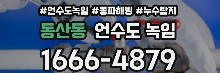 동산동 언수도 녹임