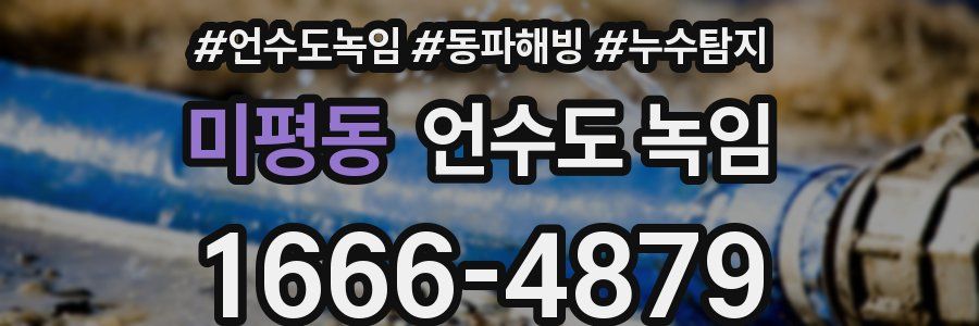 미평동 언수도 녹임