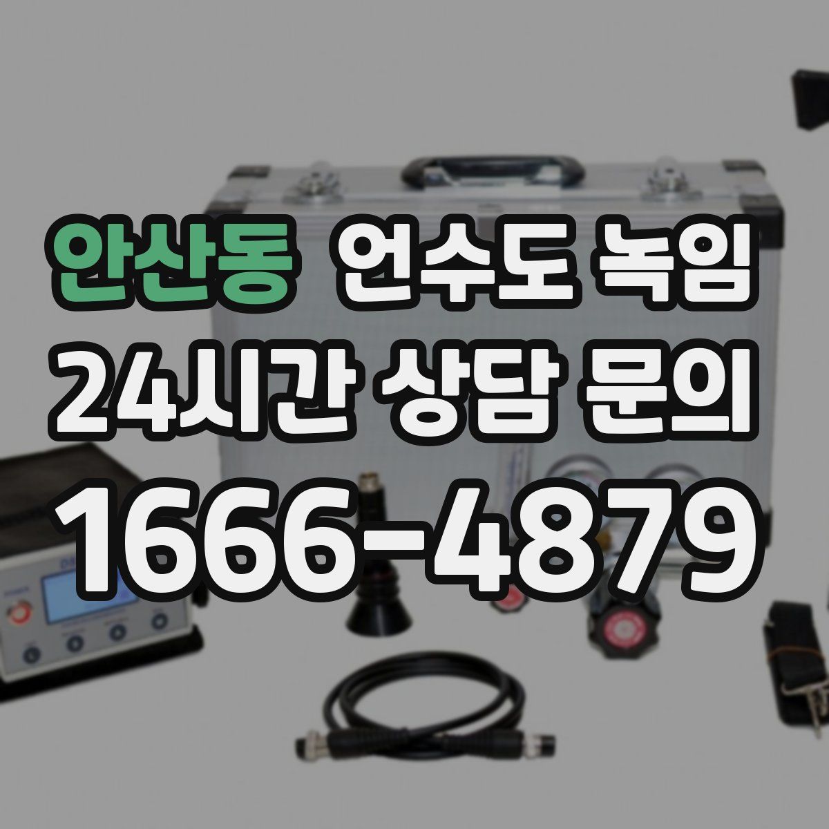 안산동 언수도 녹임