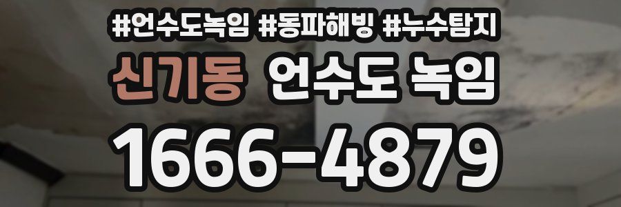 신기동 언수도 녹임