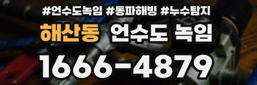 해산동 언수도 녹임