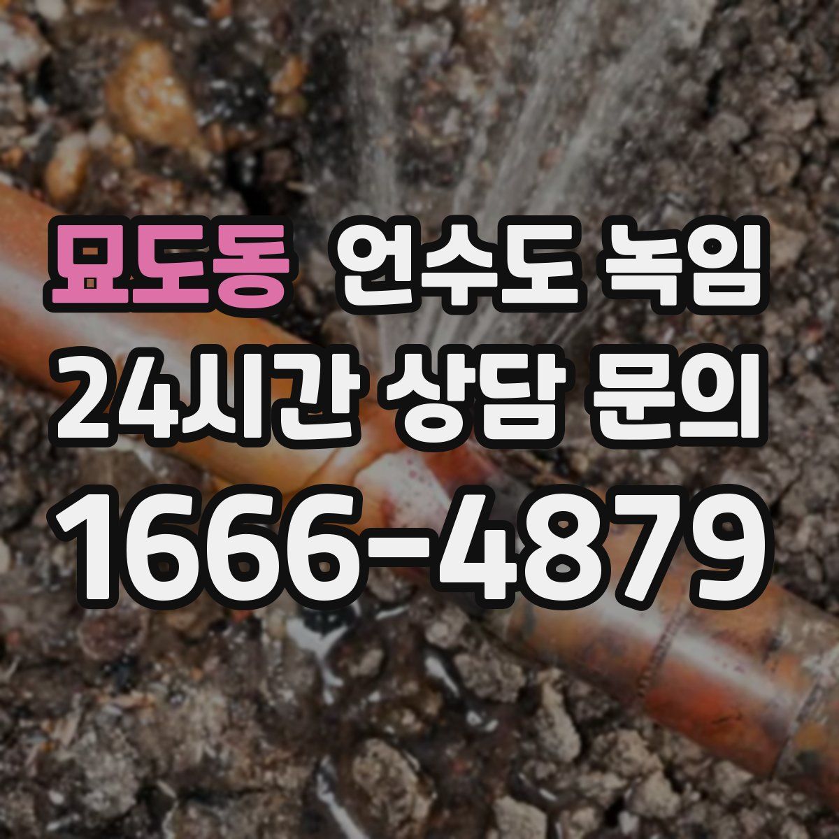 묘도동 언수도 녹임