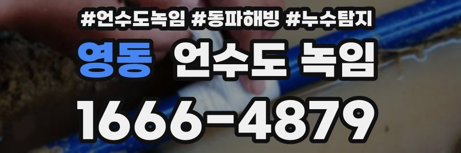 영동 언수도 녹임