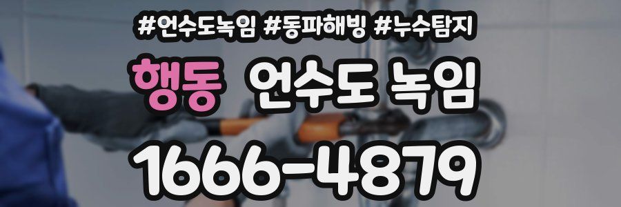 행동 언수도 녹임