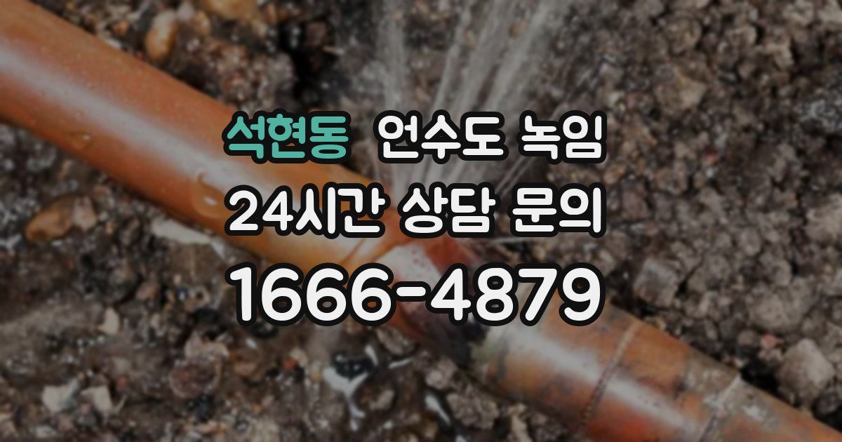 석현동 언수도 녹임