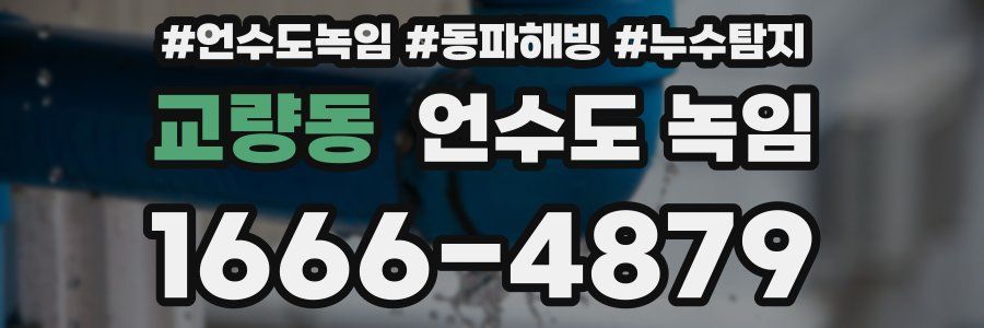 교량동 언수도 녹임