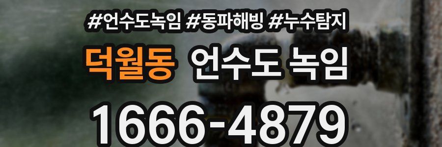 덕월동 언수도 녹임