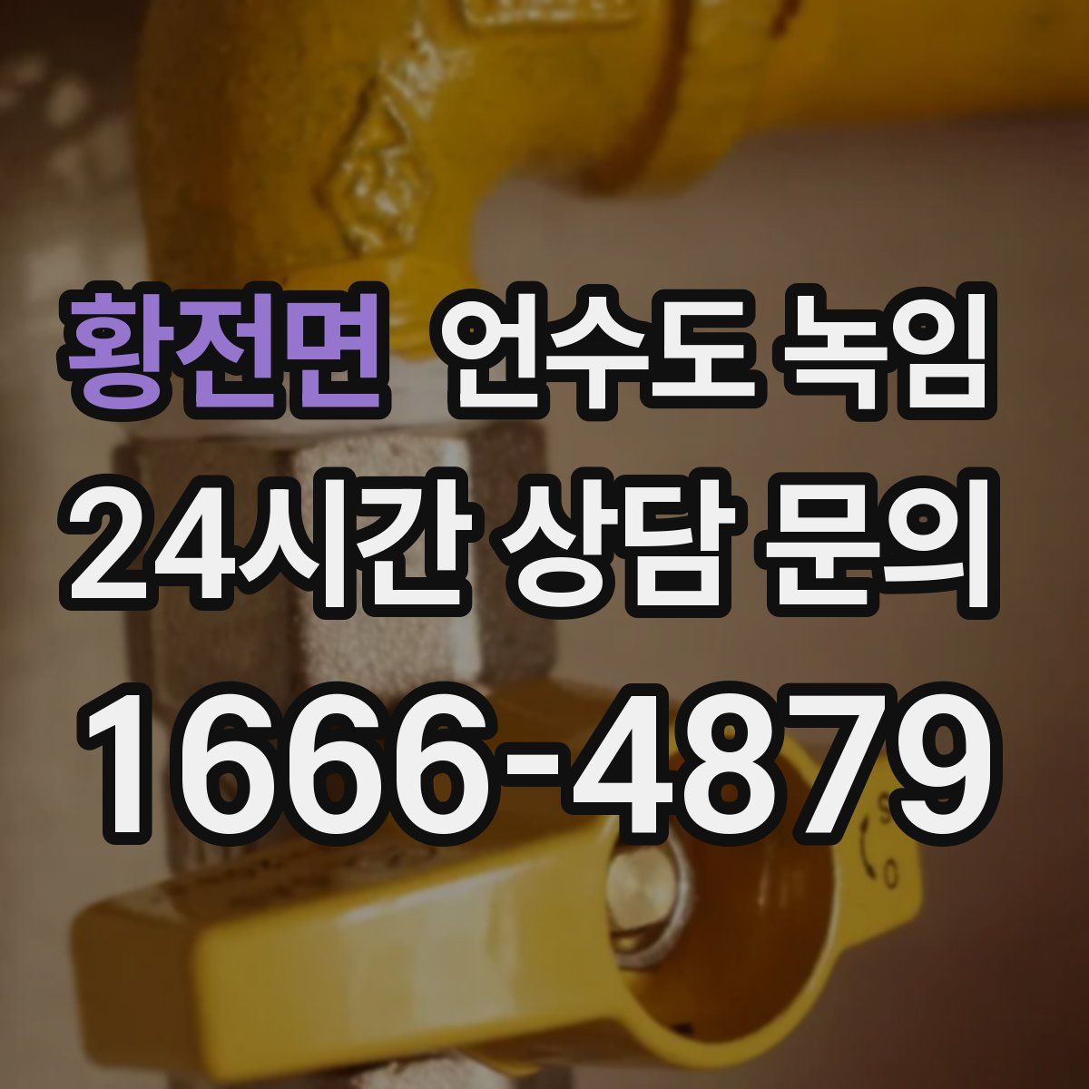 황전면 언수도 녹임