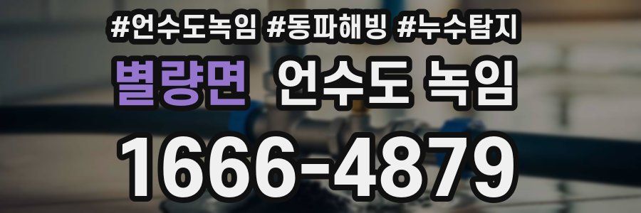 별량면 언수도 녹임