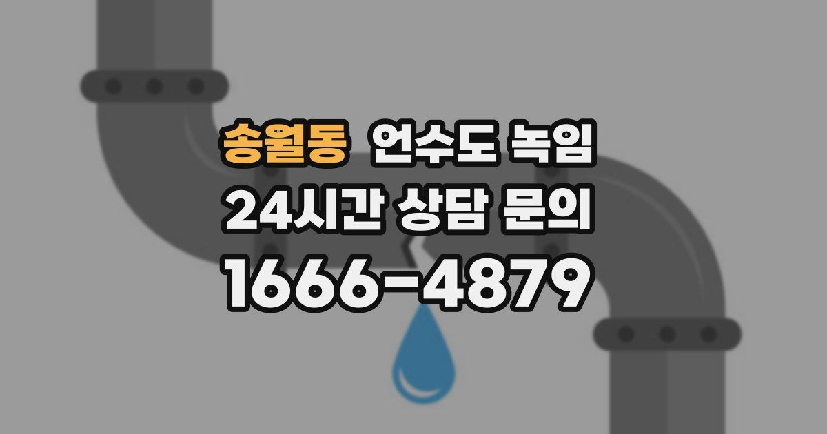 송월동 언수도 녹임