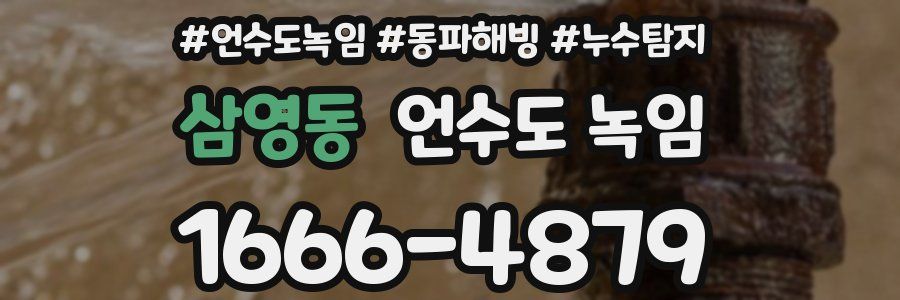 삼영동 언수도 녹임