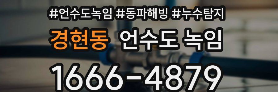 경현동 언수도 녹임