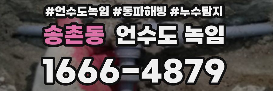 송촌동 언수도 녹임