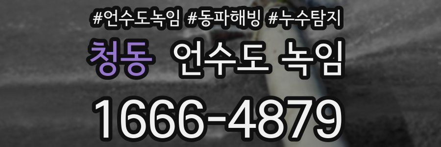 청동 언수도 녹임