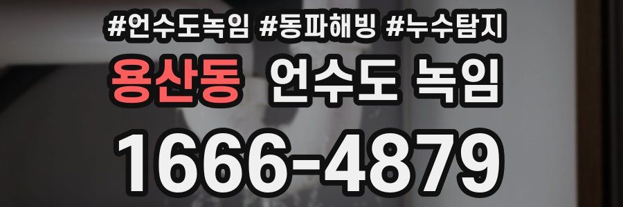 용산동 언수도 녹임