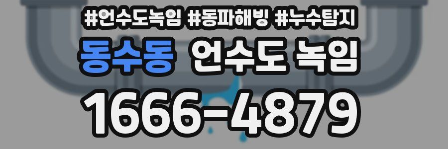 동수동 언수도 녹임