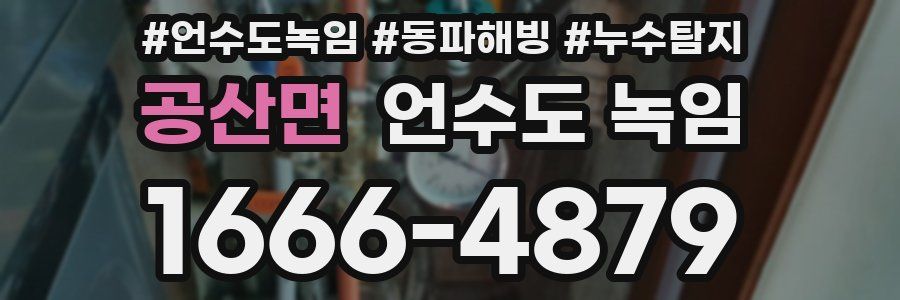 공산면 언수도 녹임