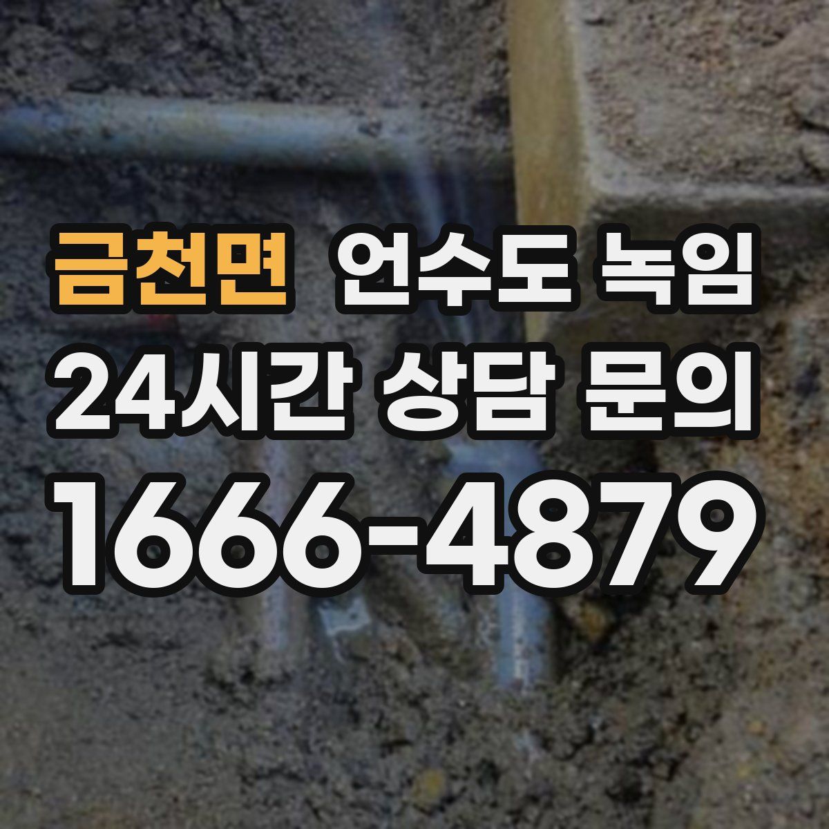 금천면 언수도 녹임