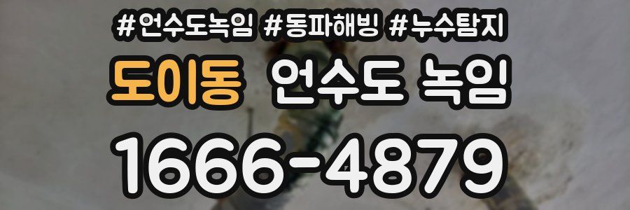 도이동 언수도 녹임