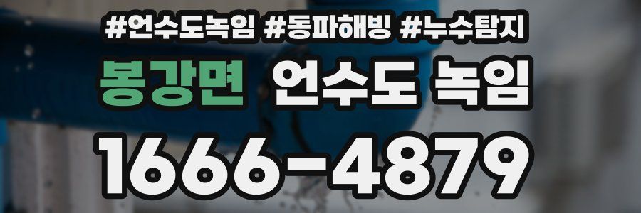 봉강면 언수도 녹임