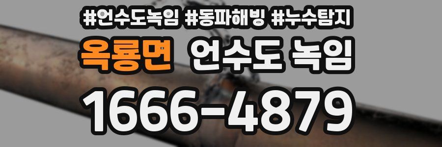 옥룡면 언수도 녹임