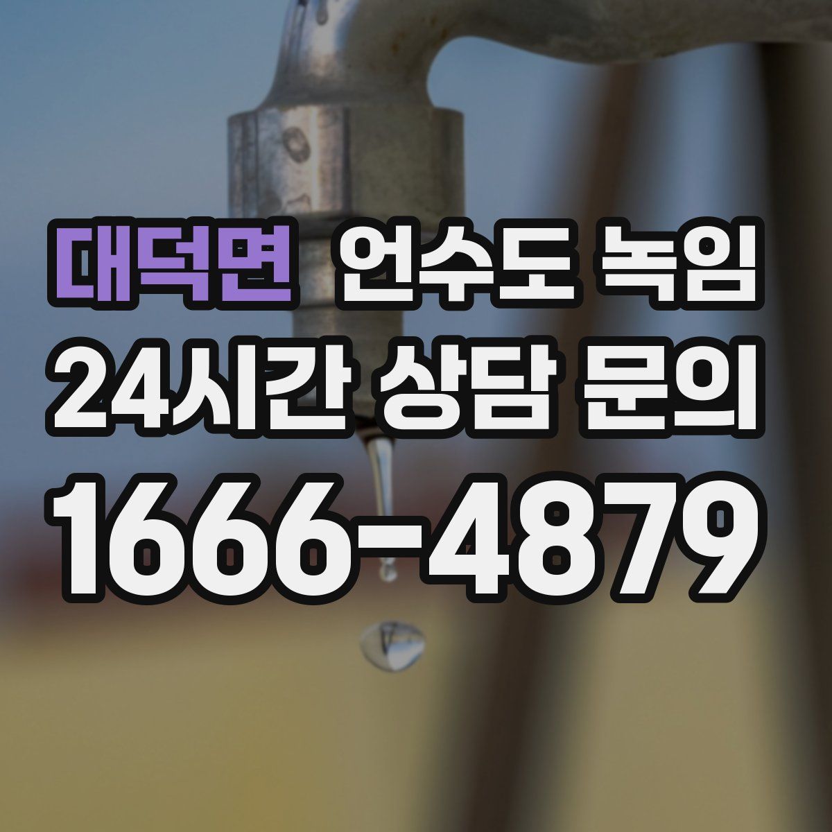 대덕면 언수도 녹임