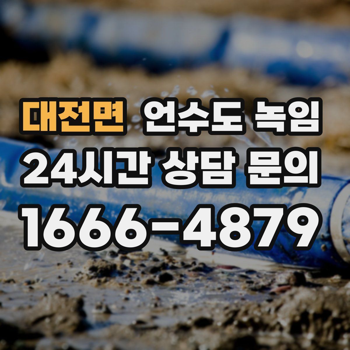 대전면 언수도 녹임