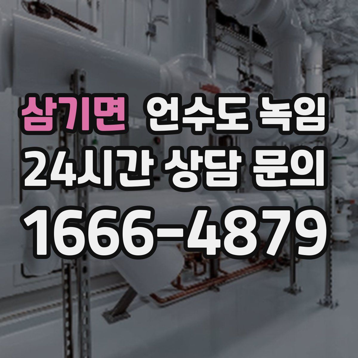 삼기면 언수도 녹임