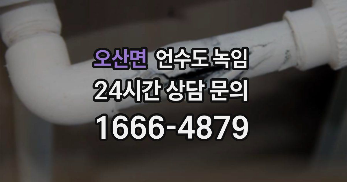 오산면 언수도 녹임