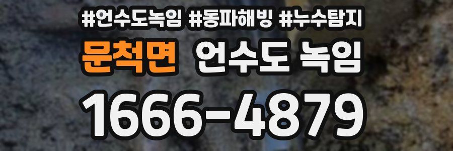 문척면 언수도 녹임