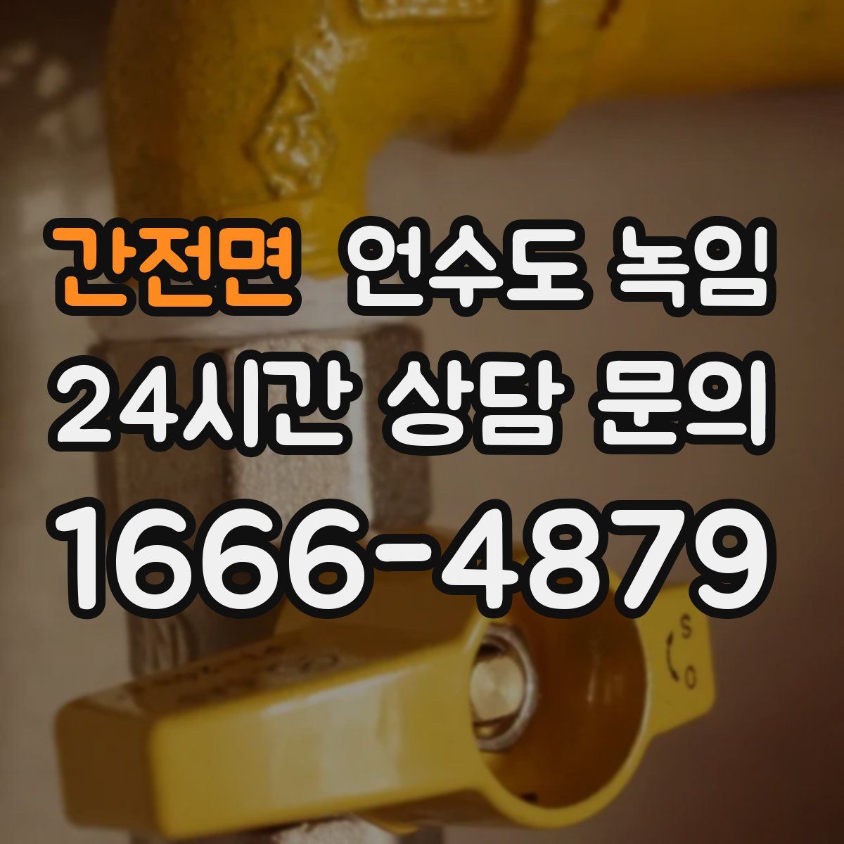 간전면 언수도 녹임