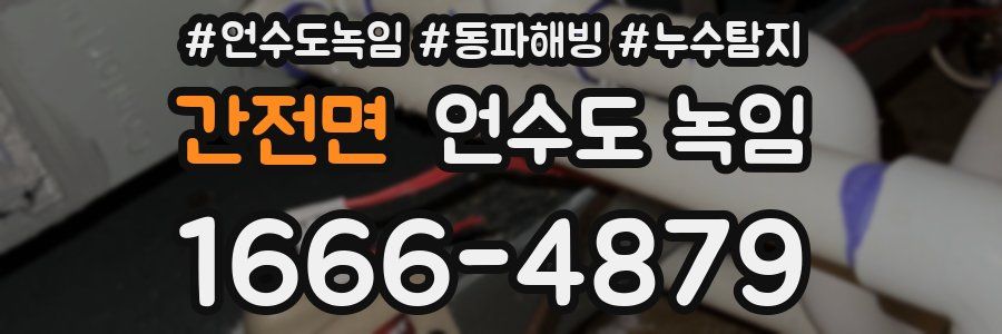 간전면 언수도 녹임