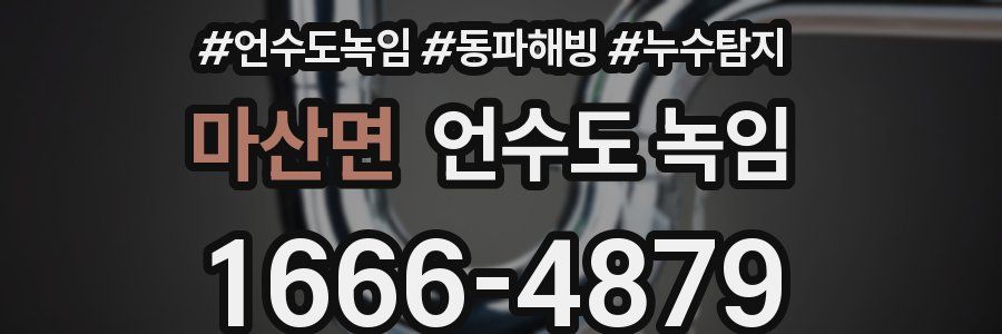 마산면 언수도 녹임