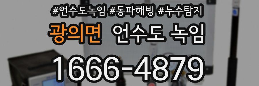 광의면 언수도 녹임