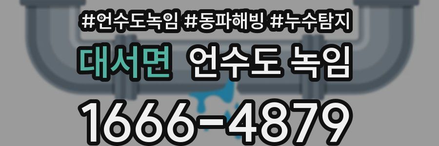 대서면 언수도 녹임