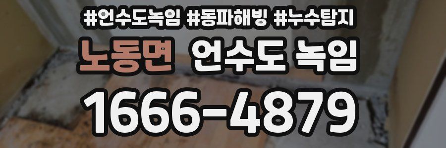 노동면 언수도 녹임