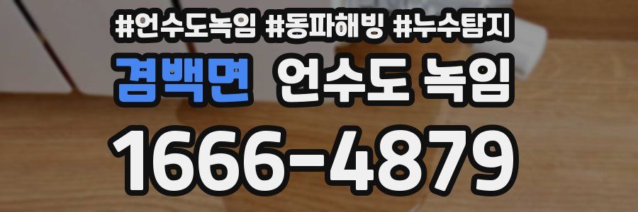 겸백면 언수도 녹임