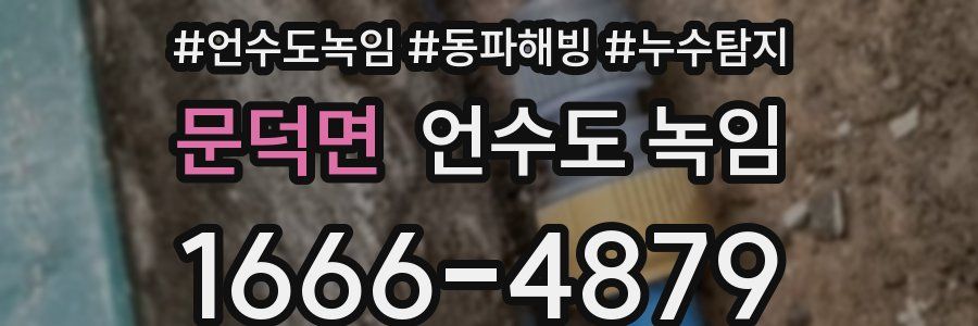 문덕면 언수도 녹임