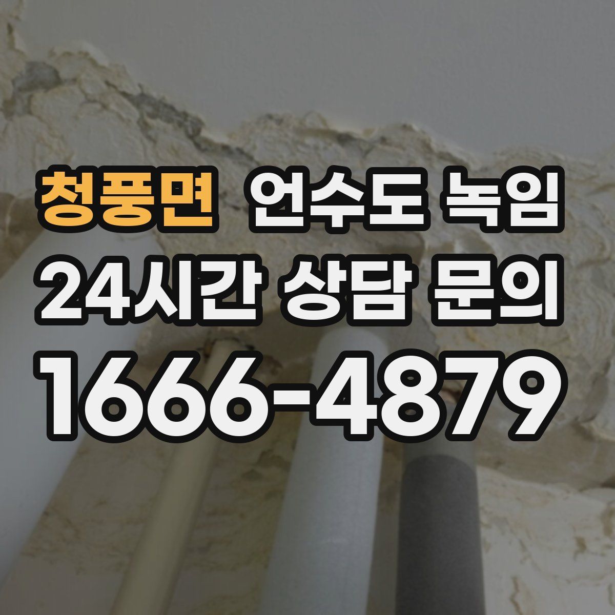 청풍면 언수도 녹임